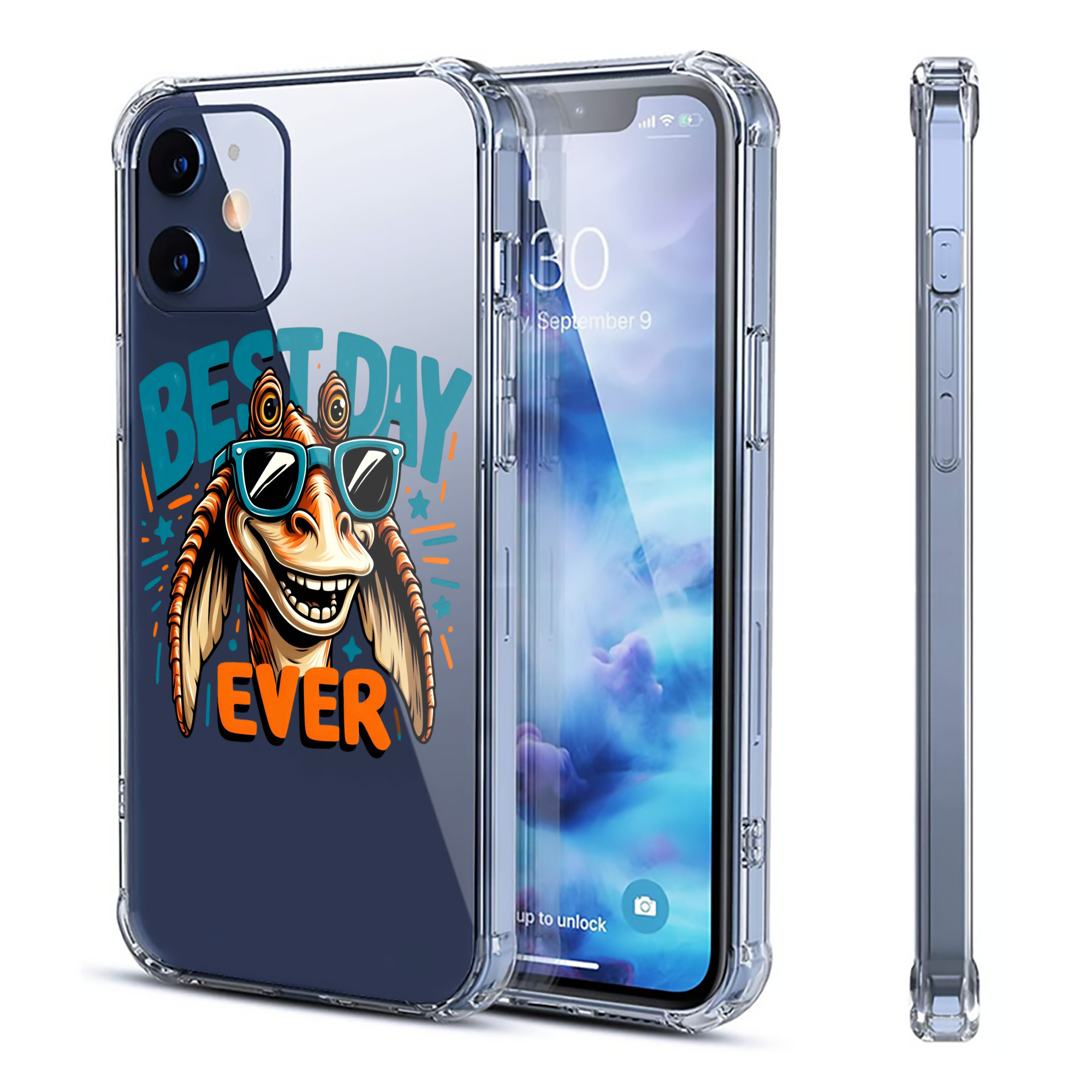 （画像用） スター・ウォーズ Star Wars 【iPhone 12シリーズ対応】透明スマホケース（クリアソフトケース）